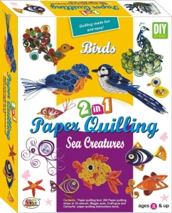 Ekta  2 in 1 Paper Quilling ( Birds &  Sea Creatures)